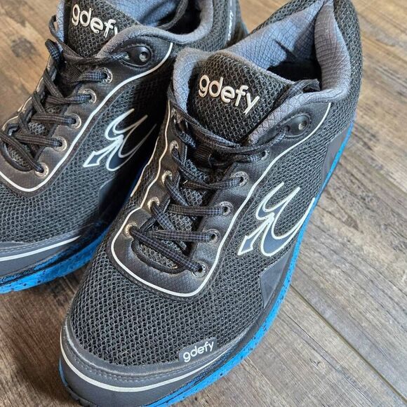 GDefy Mighty Walk sneakers blue black pain relief  men\'s size 11.5 comfort shoes main image 6